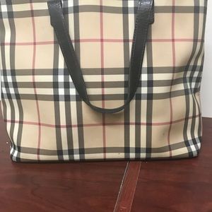 Vintage Burberry tote